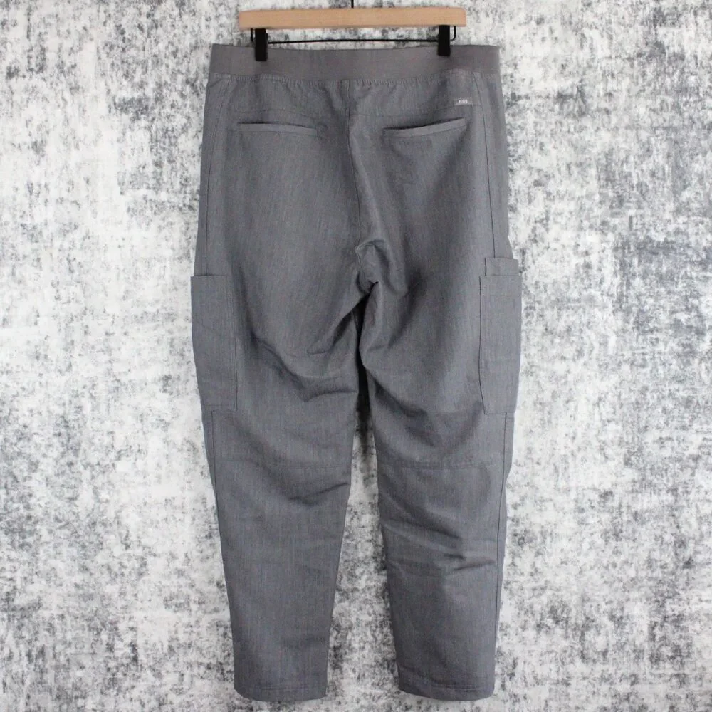 Figs Men’s Technical Collection Scrub Set Gray Pants XL/S T2001S -Top XXL FM1500